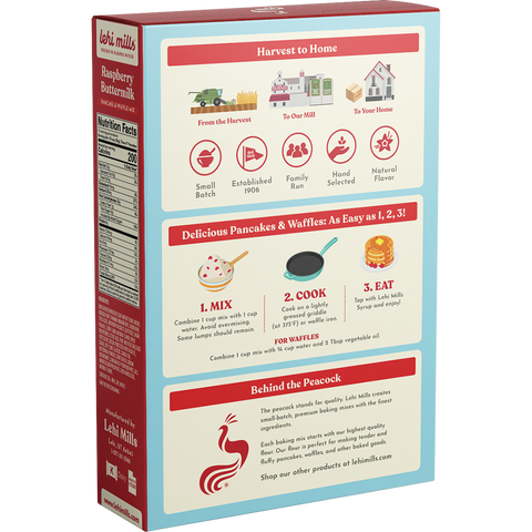Raspberry Buttermilk Pancake & Waffle Mix