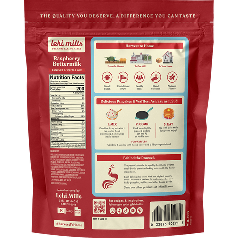 Raspberry Buttermilk Pancake & Waffle Mix