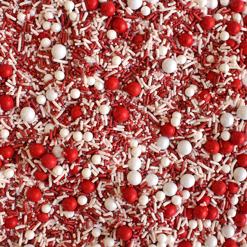 Red & White Sporty Sprinkles