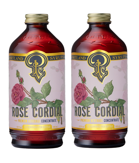 Rose Cordial Syrup two-pack