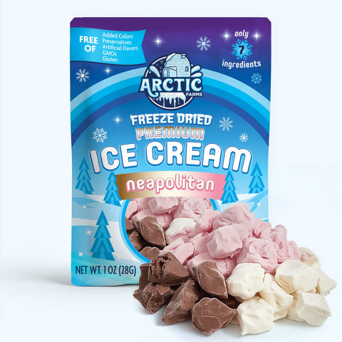 PREMIUM Freeze Dried Ice Cream * Only 5 Ingredients * Vanilla Chocolate