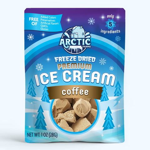 PREMIUM Freeze Dried Ice Cream * Only 5 Ingredients * Coffee