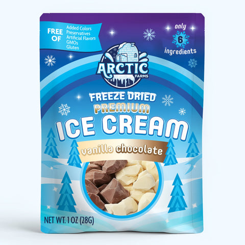 PREMIUM Freeze Dried Ice Cream * Only 5 Ingredients * Vanilla Chocolate