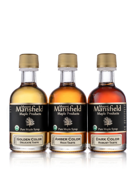 Organic Pure Vermont Maple Syrup Grade Sampler