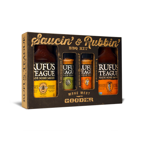 SAUCIN' & RUBBIN' KIT (4 pack)