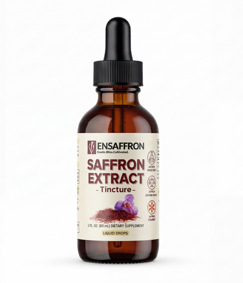 Premium Saffron Extract Tincture (Made With Pure Heray Saffron Threads)