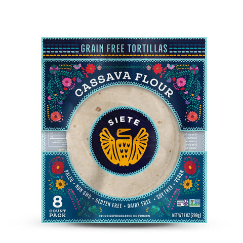 Cassava Flour Tortillas - 6 Packs