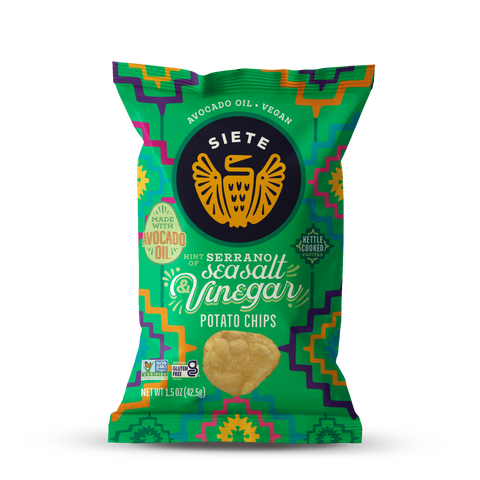 Kettle Cooked Hint of Serrano Sea Salt & Vinegar Potato Chips