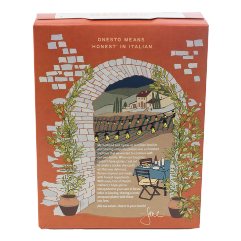 Onesto Gluten-Free Everything Crackers