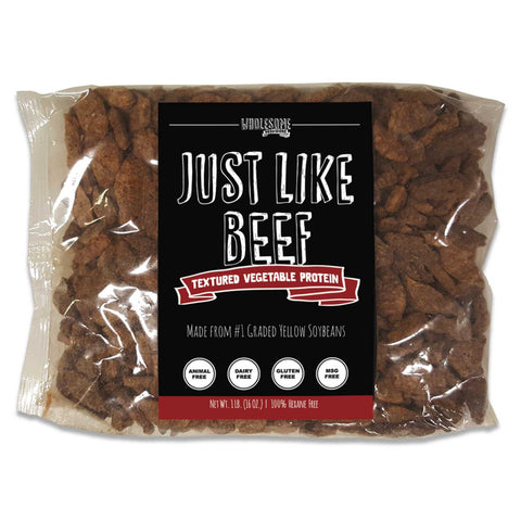 Just Like Beef - Premium Vegan Meat Substitute, 1 lb.