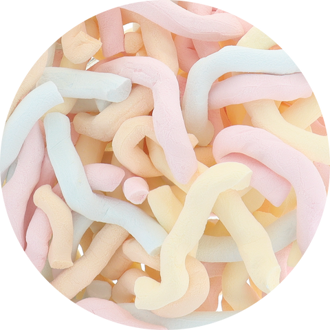 Freeze Dried Marshmallow Spaghetti