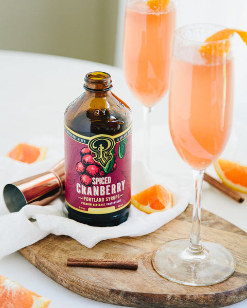 Spiced Cranberry Syrup two-pack