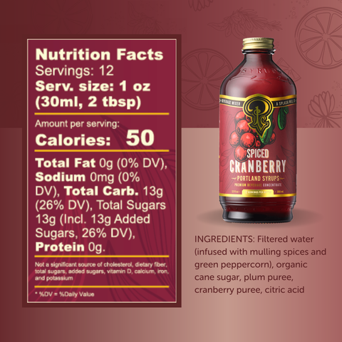 Spiced Cranberry Syrup