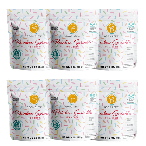 Back in stock! Keto Rainbow Sprinkles - Gluten Free and No Added Sugar