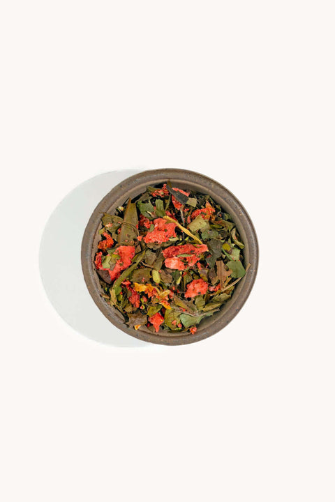 Strawberry Honeysuckle White Premium Loose Leaf Tea