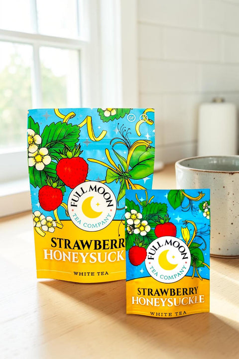 Strawberry Honeysuckle White Premium Loose Leaf Tea
