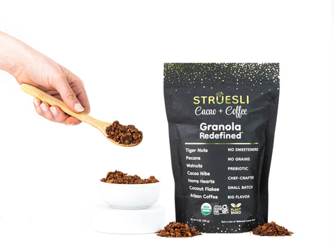 Struesli Organic Granola | Cacao + Coffee