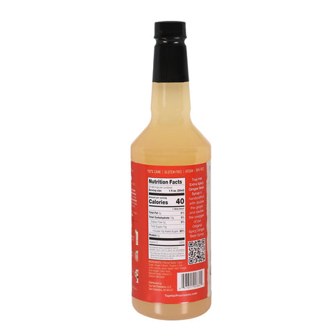 Top Hat Extra Spicy Ginger Beer Syrup & Moscow Mule Batching Mix - 32oz Bottle