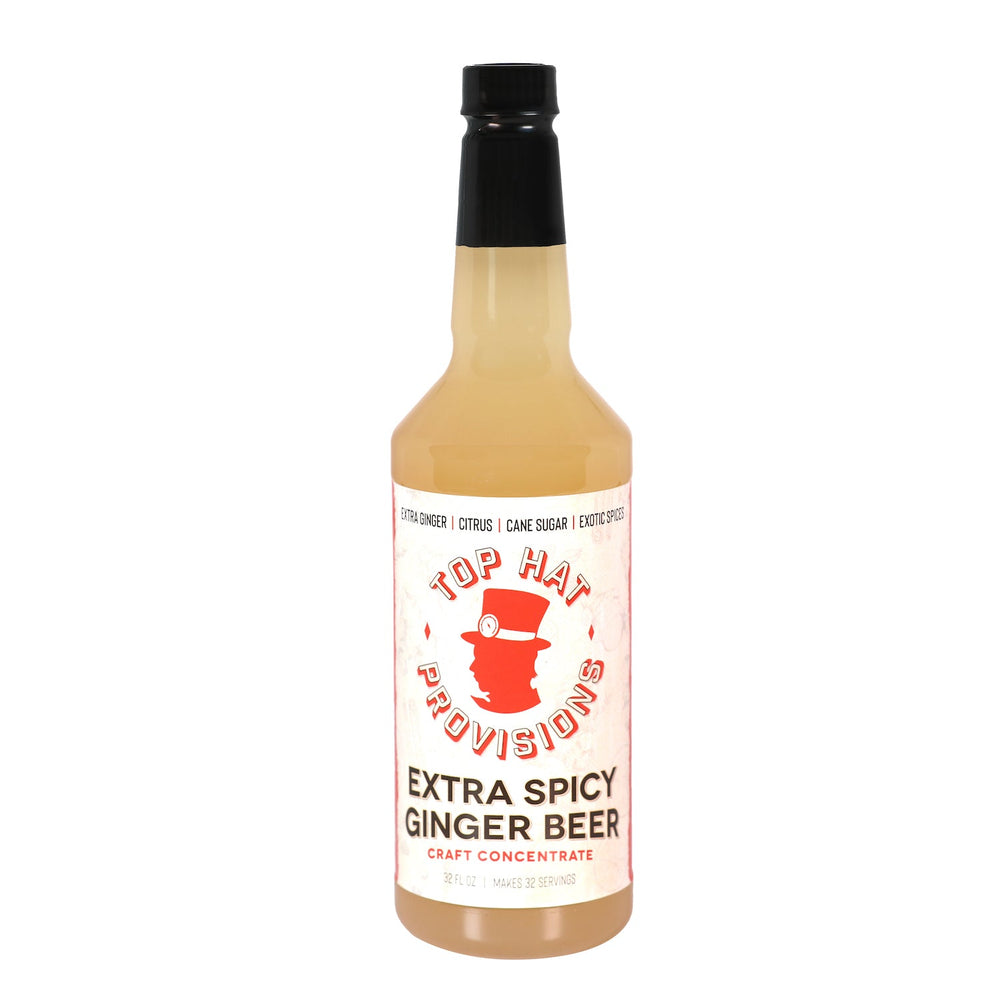 Top Hat Extra Spicy Ginger Beer Syrup & Moscow Mule Batching Mix - 32oz Bottle