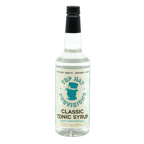 Top Hat Classic Tonic Syrup & 5x Quinine Wellness Tonic Water Concentrate - 32oz Bottle