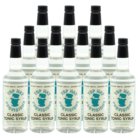 Top Hat Classic Tonic Syrup & 5x Quinine Wellness Tonic Water Concentrate - 32oz Bottle