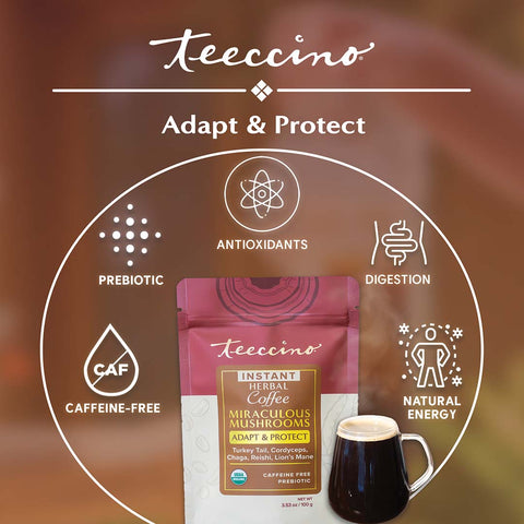 Miraculous Mushrooms® Adapt & Protect Instant Herbal Coffee