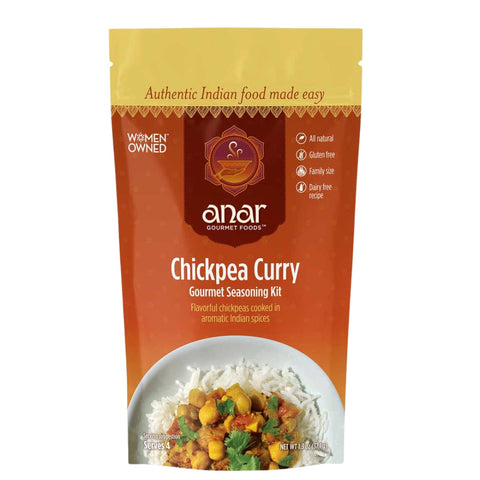 Chickpea Curry Gourmet Seasoning Kit | Family Size