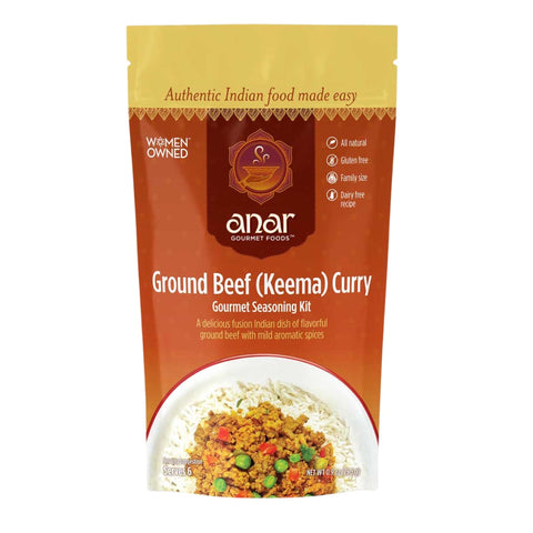 Ground Beef (Keema) Curry Gourmet Seasoning Kit | Family Size