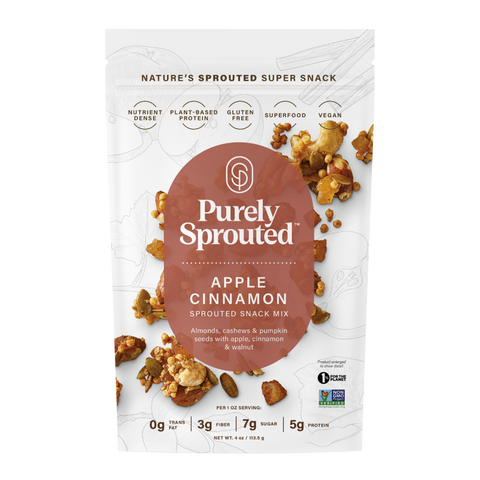 Apple Cinnamon Sprouted Snack Mix