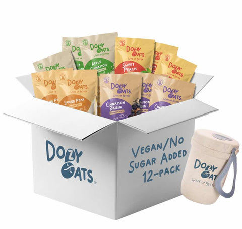 Vegan & No Added Sugar Overnight Oats 12-Pack