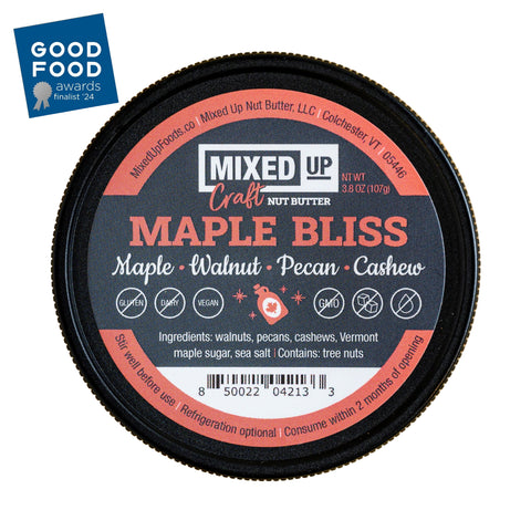 "Maple Bliss" - Maple, Walnut & Pecan Nut Butter - 3.8 oz
