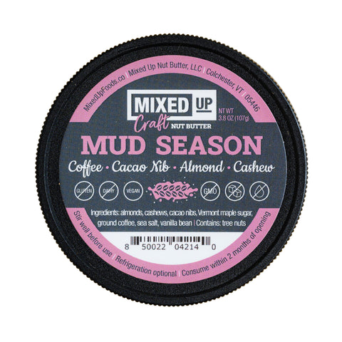 "Mud Season" - Crunchy Cacao Nib & Coffee Nut Butter - 3.8 oz