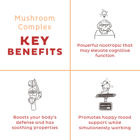 Organic Mushroom Complex Powder - 35 Servings