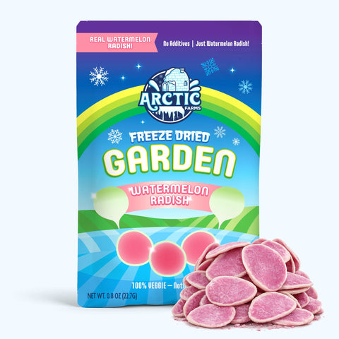 Freeze Dried Watermelon Radish Chips