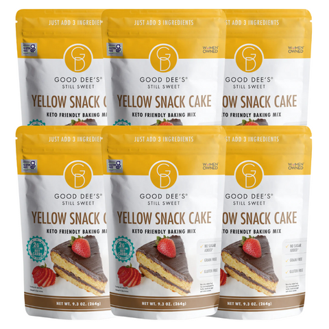 Back In stock! Yellow Snack Keto Cake Mix - Gluten Free and No Added Sugar