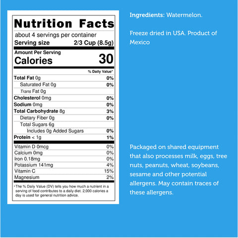 Freeze Dried Yellow Watermelon