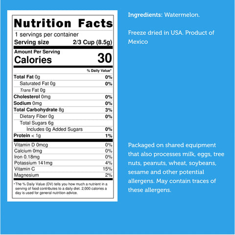 Freeze Dried Yellow Watermelon