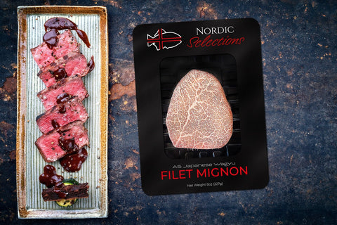 A5 Japanese Wagyu Filet Mignon - 2 pack bundle (1LB total)