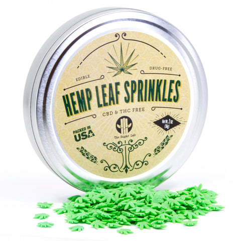 Hemp Leaf Sprinkles (CBD & THC Free)