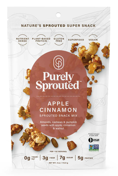 Apple Cinnamon, Sprouted Snack Mix
