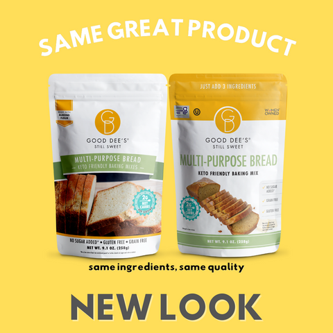 BACK IN STOCK! Multi-Purpose Keto Bread Mix - Gluten Free and No Added Sugar