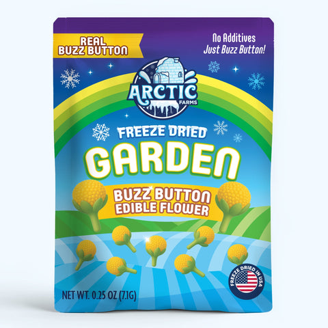 Freeze Dried Buzz Button Edible Flower