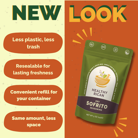Dry Sofrito Seasoning Resealable Bag