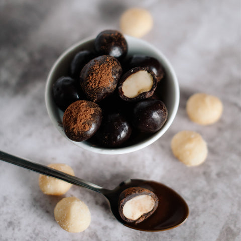 Chocolate Dipped Macadamia Nuts (12 Bags)