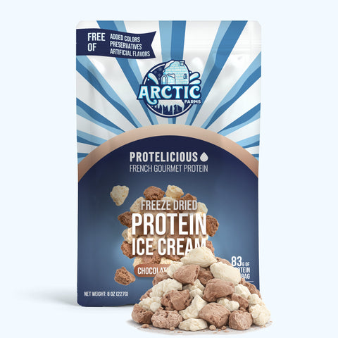 Freeze‑Dried Protein Ice Cream (Zero Added Sugar) — Vanilla Chocolate Mix