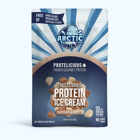 Freeze‑Dried Protein Ice Cream (Zero Added Sugar) — Vanilla Chocolate Mix