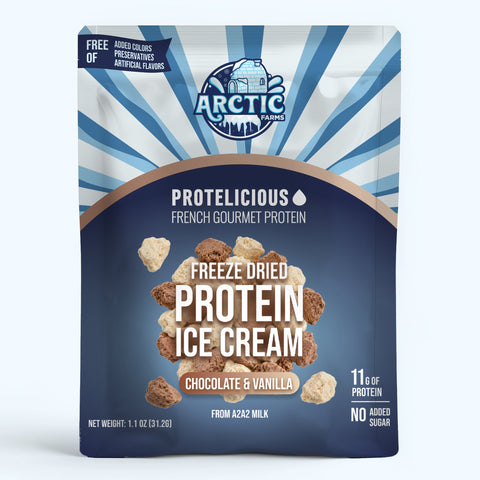 Freeze‑Dried Protein Ice Cream (Zero Added Sugar) — Vanilla Chocolate Mix