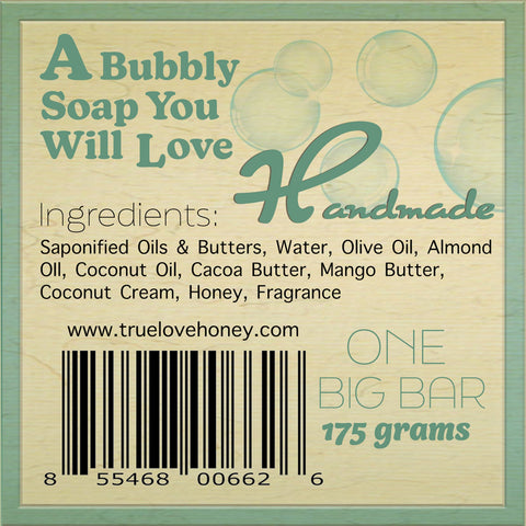 New True Love Honey Handmade Cold Processed Soaps 3 pack Mix & Match