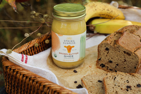 Brown Butter Organic Grass Fed Ghee