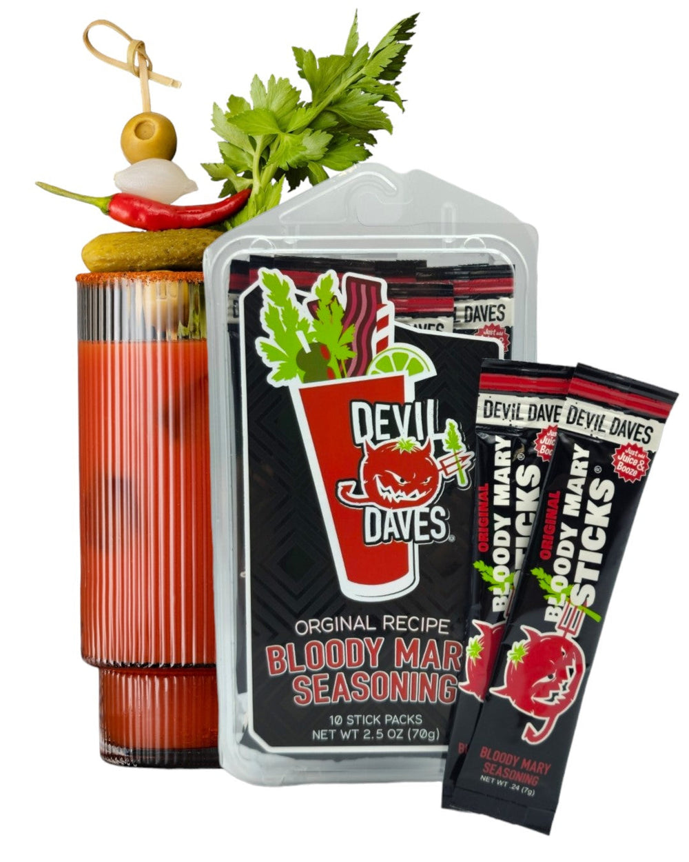 Original Bloody Mary Sticks |  10 Packs